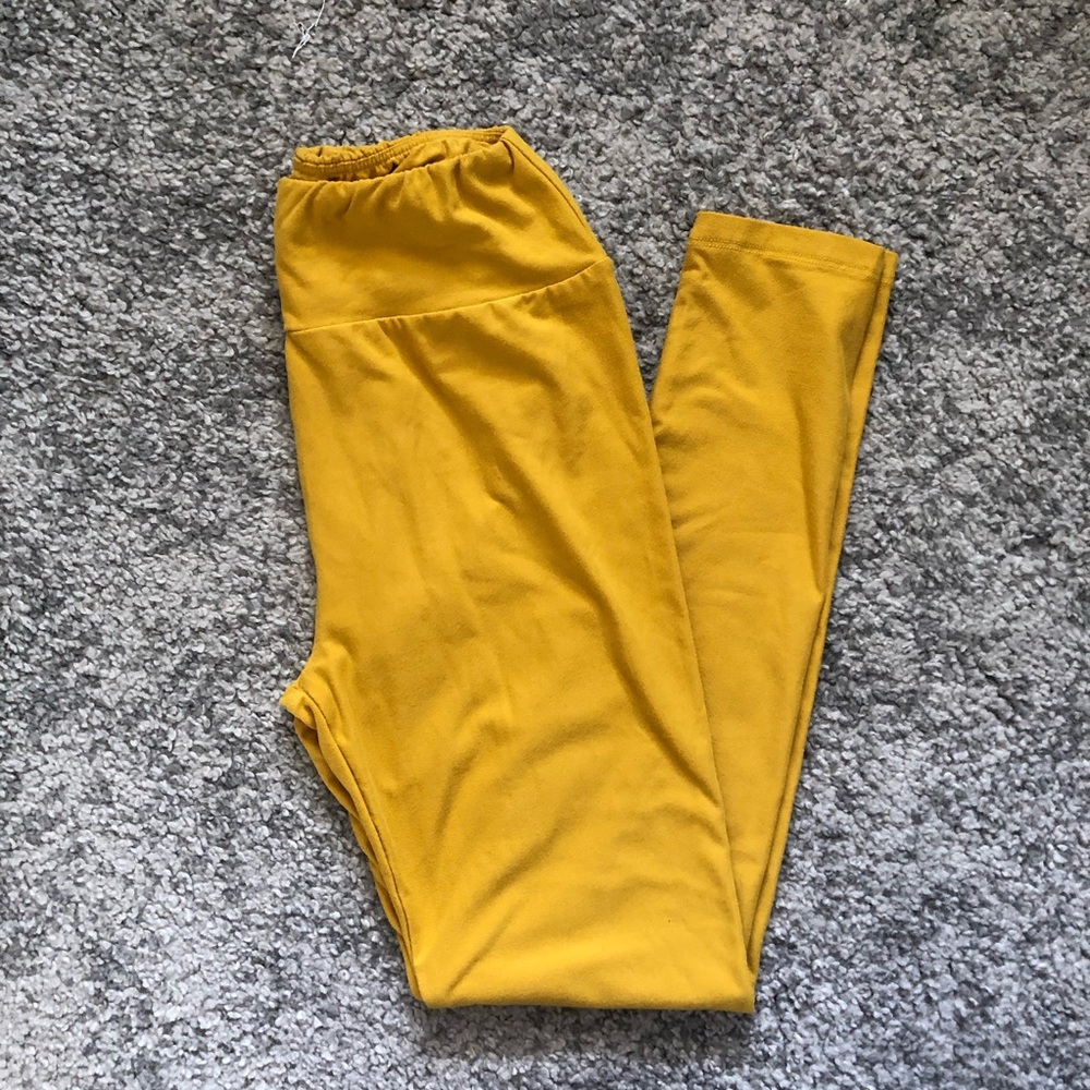 Mustard Gold Lularoe One Size Buttery Soft Legging
